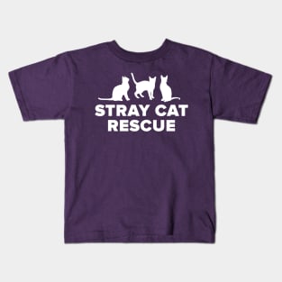 Stray Cat Rescue Kids T-Shirt